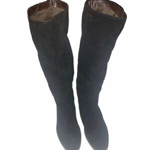 Crevo Suede Knee Length Boots Size 9.5  NWT